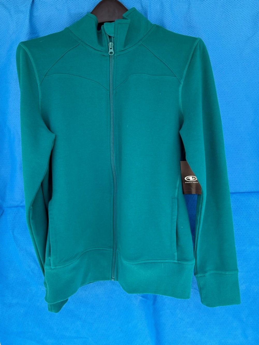 Athletic Works | NWT Teal Full-Zip Track Jacket | Large 12-14